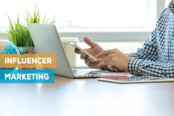 Influencer-Marketingkonzept — Stockfoto