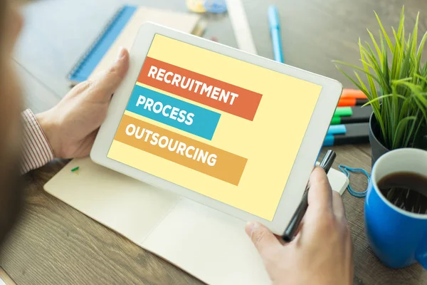 Recruitment Proces Outsourcing Concept — Stockfoto
