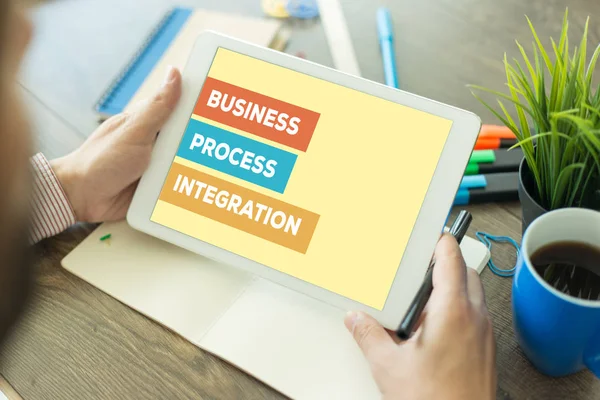 Koncepcja biznesowa procesu integracji — Zdjęcie stockowe