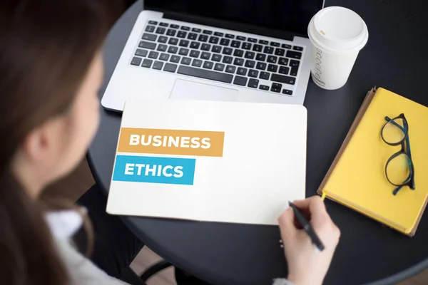 Concept d'éthique des affaires — Photo