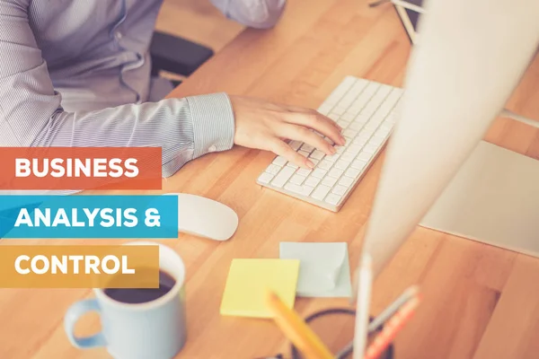 Business Analysis & kontroll koncept — Stockfoto