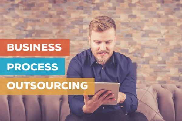Business Process Outsourcing koncept — Stockfoto