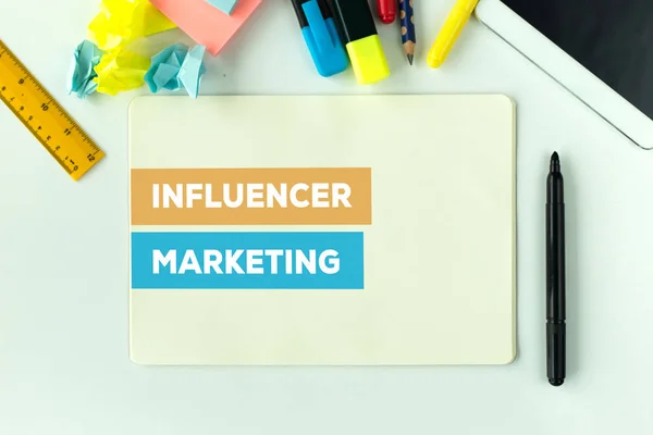 Influencer-Marketingkonzept — Stockfoto