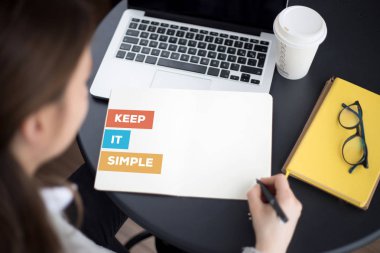 Houd het eenvoudig concept