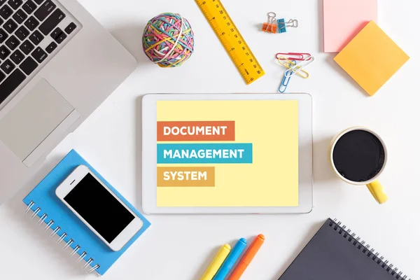 문서 관리 시스템의 개념 — 스톡 사진