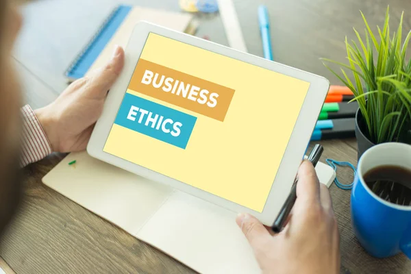 Koncepce etiky podnikání — Stock fotografie