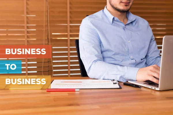 BUSINESS TO BUSINESS CONCEPT — Stock Photo, Image