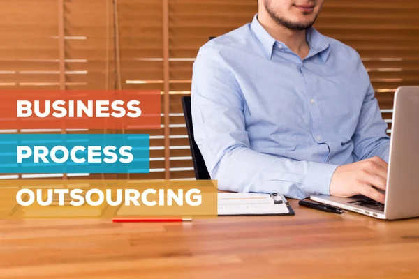 Business Process Outsourcing koncept — Stockfoto