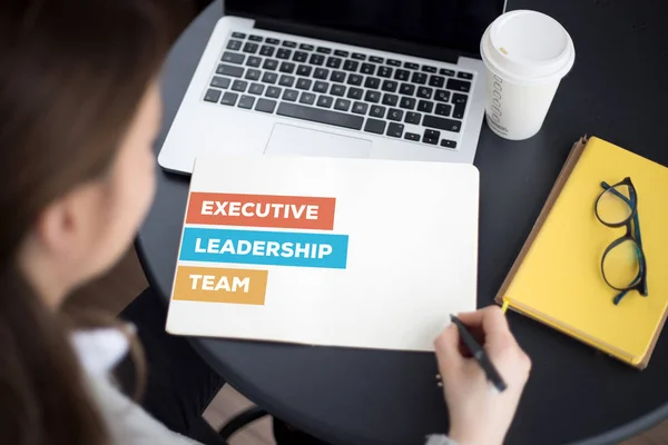 Executive Leadership Team Concept — Stockfoto