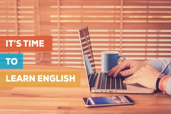 İngilizce kavram öğrenme vakti — Stok fotoğraf