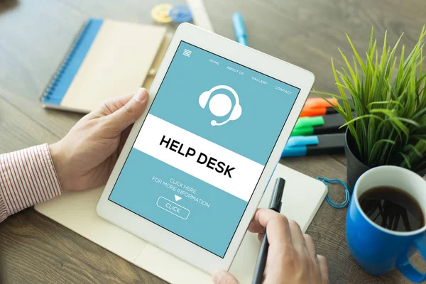 Help desk koncepció — Stock Fotó