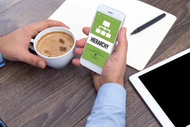 Hiyerarşi kavramı ekranda 