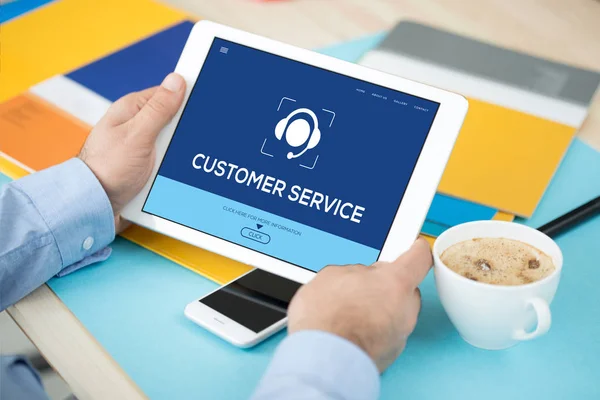 Müşteri hizmetleri kavramı — Stok fotoğraf