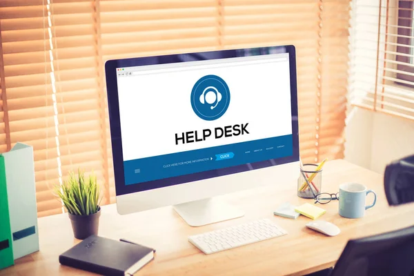 Help desk koncepció — Stock Fotó