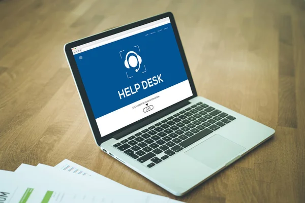 Help desk koncepció — Stock Fotó