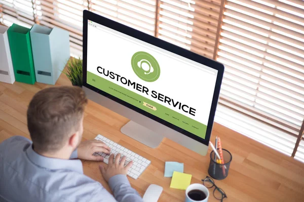 CUSTOMER SERVICE CONCEPT — Stock Photo, Image