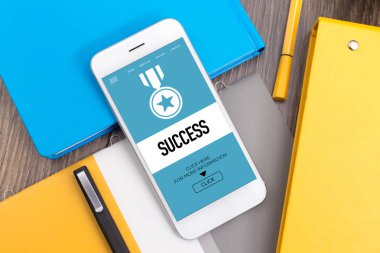 Başarı kavramı ekranda