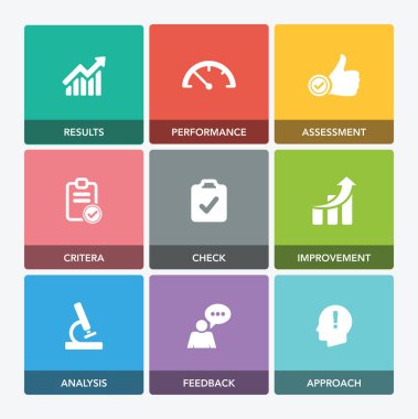 Değerlendirme Icon Set