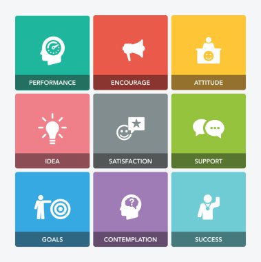 Motivasyon Icon Set