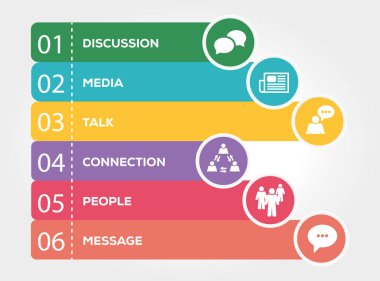 İletişim Infographic kavramı