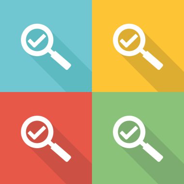 Araştırma düz simgesi kavramı