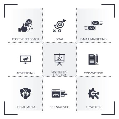 Pazarlama Icon set