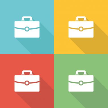 İş düz simgesi kavramı