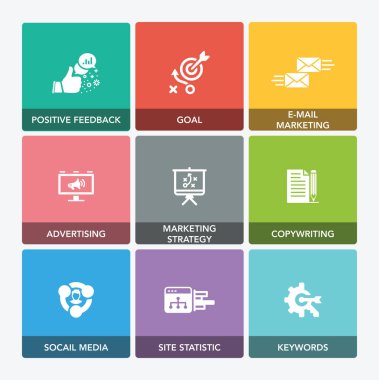 Pazarlama Icon set