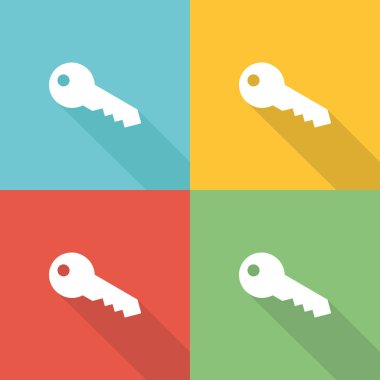 Keywording Flat Icon Concept clipart