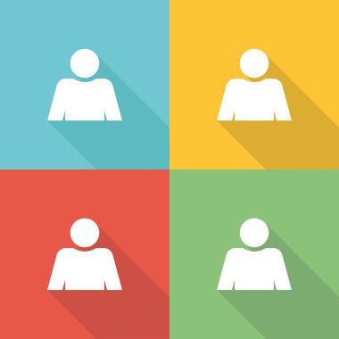 İstemci düz simgesi kavramı