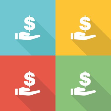 Yatırım düz simgesi kavramı