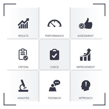 Değerlendirme Icon Set