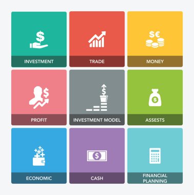 Servet yönetimi Icon Set