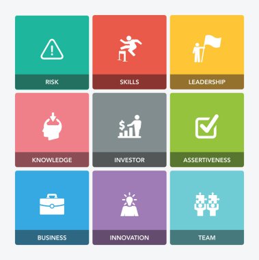 Girişimci Icon Set
