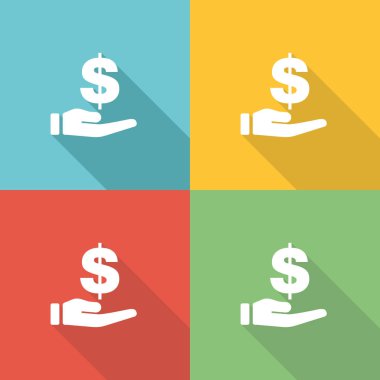 Ödenecek düz simgesi kavramı