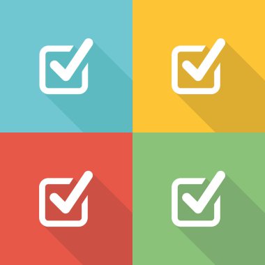 Kendine güven düz simgesi kavramı