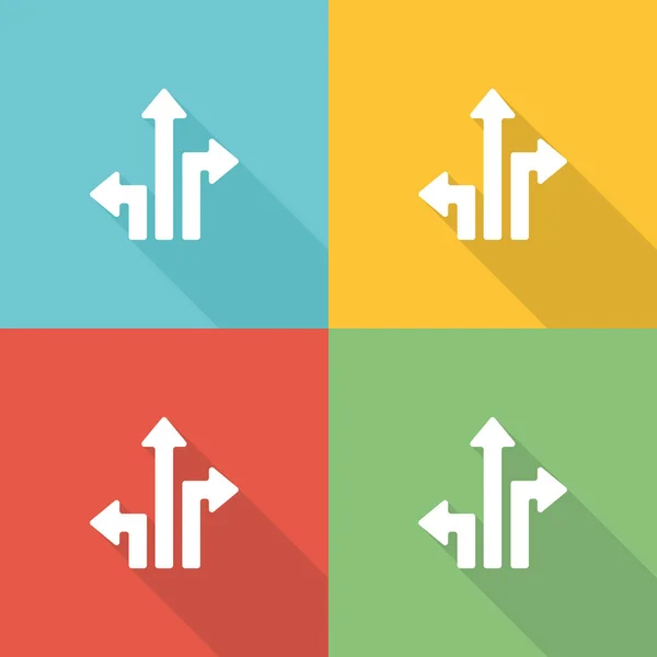 Opportunités Flat Icon Concept — Image vectorielle
