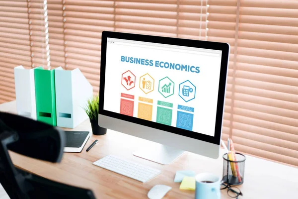 Business Economics Concept — Stockfoto
