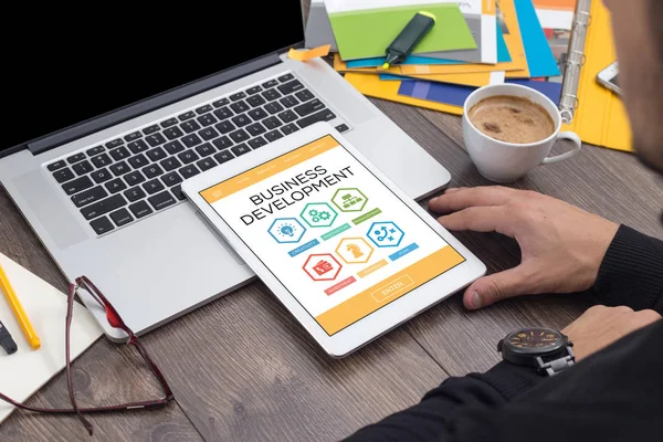 Conceptul de dezvoltare afaceri — Fotografie, imagine de stoc