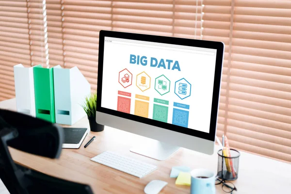 Concetto Big Data — Foto Stock