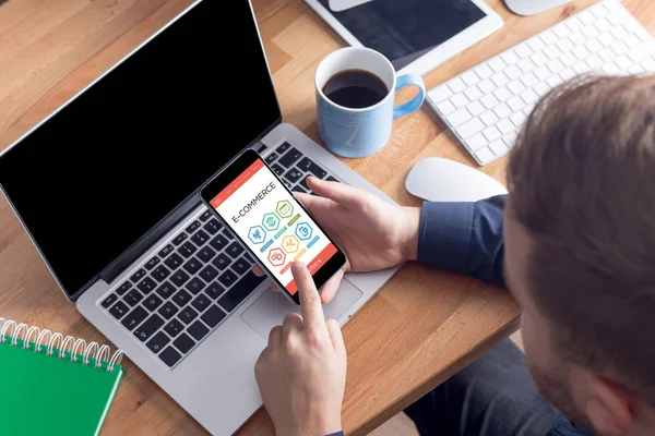 E-ticaret kavramı ile simgeler