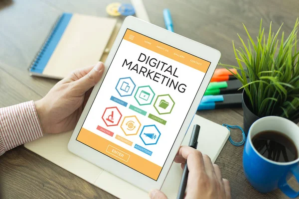 Digitaal marketingconcept — Stockfoto