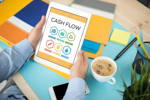 Cash-flow concept — Stockfoto