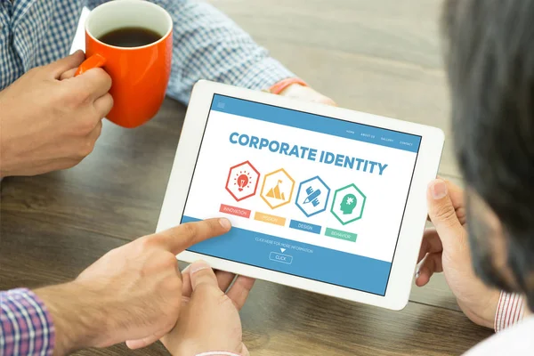 Corporate Identity Konzept — Stockfoto
