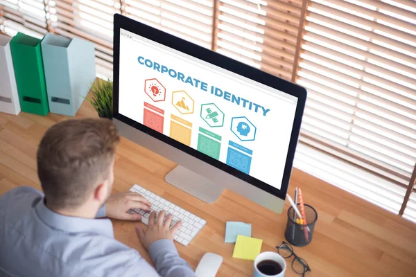 Corporate Identity Konzept — Stockfoto