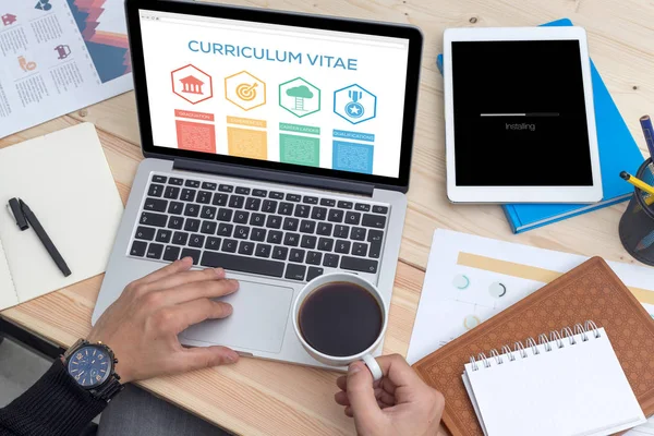 Concetto CURRICULUM VITAE — Foto Stock