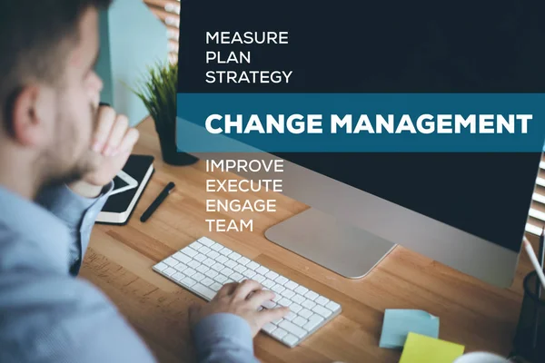 CHANGE MANAGEMENT CONCEPT — Fotografie, imagine de stoc