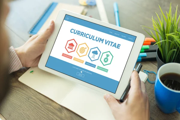 Concepto Curriculum Vitae — Foto de Stock