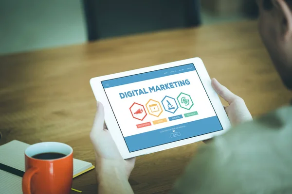 Concetto di marketing digitale — Foto Stock