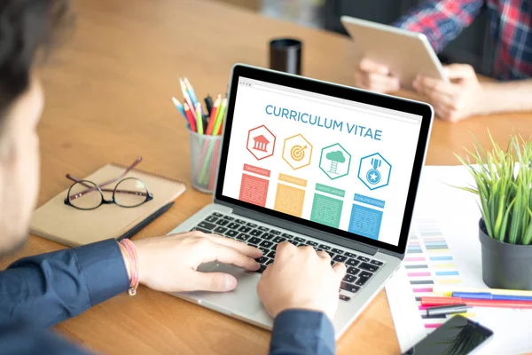 Concepto Curriculum Vitae — Foto de Stock